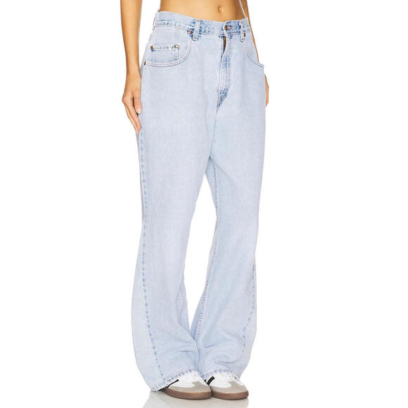 Revovle aligrace Vintage Ultra Wide Leg slouchy Jeans size 23 NWT $408 msrp